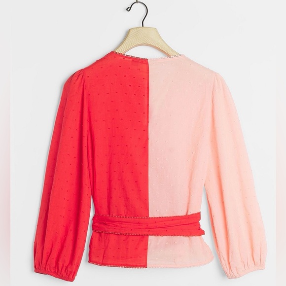 Farm Rio Colorblocked Wrap Blouse - Picture 3 of 9